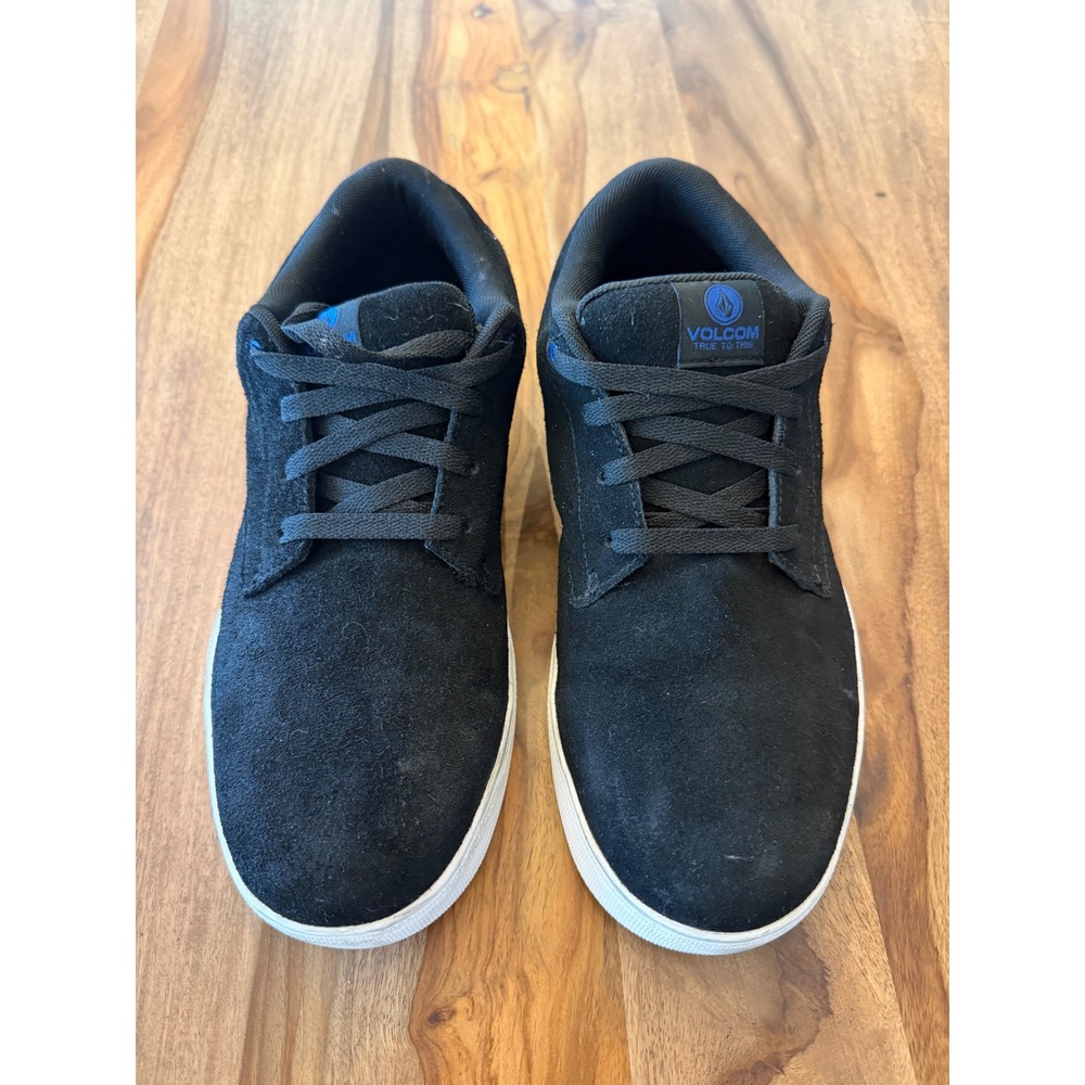 Volcom True EH Comp Toe Work Shoes Mens 8.5 Womens 10.5 Black Suede VM30110